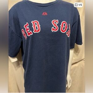 majestic Williams #9 Red Sox T-shirt